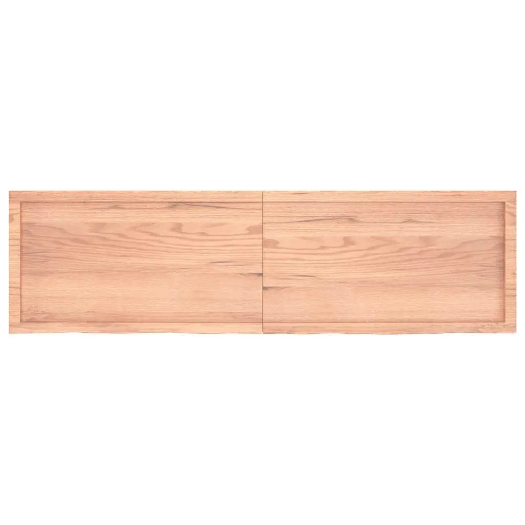 Solid Oak Wood Table Top Brown Replacement Board 180x50x6 cm Folding Desktop