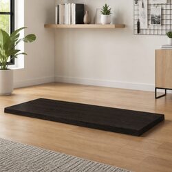 Practical Handcrafted Dark Brown Oak Table Top 100x60 cm