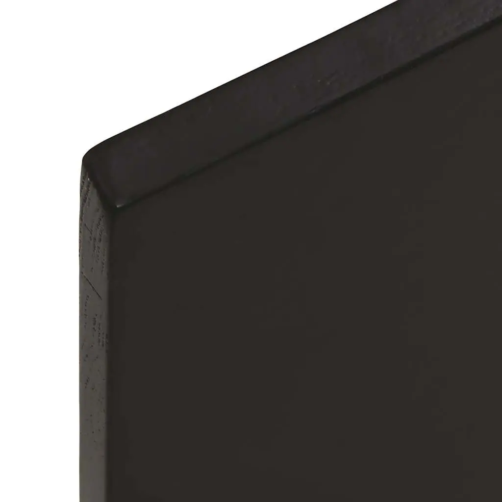 Handcrafted Dark Brown Oak Table Top 100x60 cm