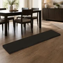 Reliable Solid Oak Wood Table Top 140x40cm Dark Brown