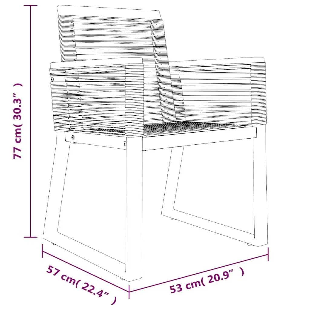 Outdoor Garden Dining Set 5 Piece Black Rattan Chairs Table