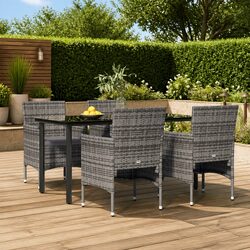 Reliable 5-Piece Garden Dining Set with Quality Design