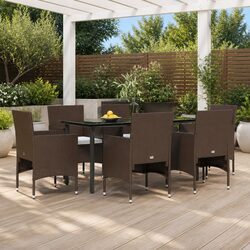 Comfort Meets Durability: 7 Piece Garden Dining Set