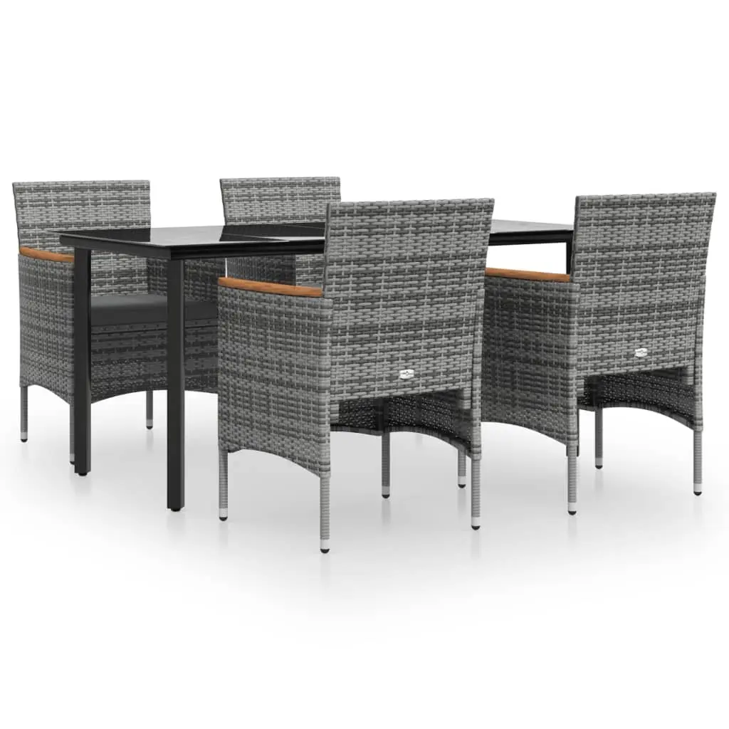 5 Piece Grey Dining Set