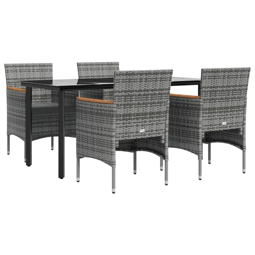 5 Piece Grey Dining Set