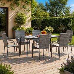 Reliable 7-Piece Garden Dining Set with Great Value