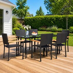 Reliable 7 Piece Outdoor Dining Set with Quality Build