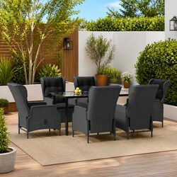 Value-Driven 7 Piece Outdoor Dining Set for Relaxation