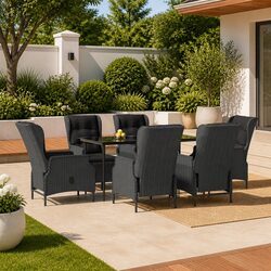 Comfortable 7 Piece Garden Dining Set for Every Occasion