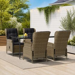 Comfortable and Durable 5 Piece Garden Dining Set