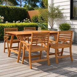5 Piece Garden Dining Set - Comfort and Style