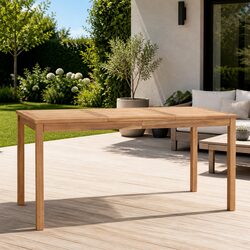 Reliable Teak Wood Outdoor Dining Table for Your Space