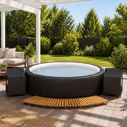Hot Tub Surround: Value and Practicality Combined