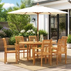 Value and Practicality in a 7-Piece Garden Dining Set
