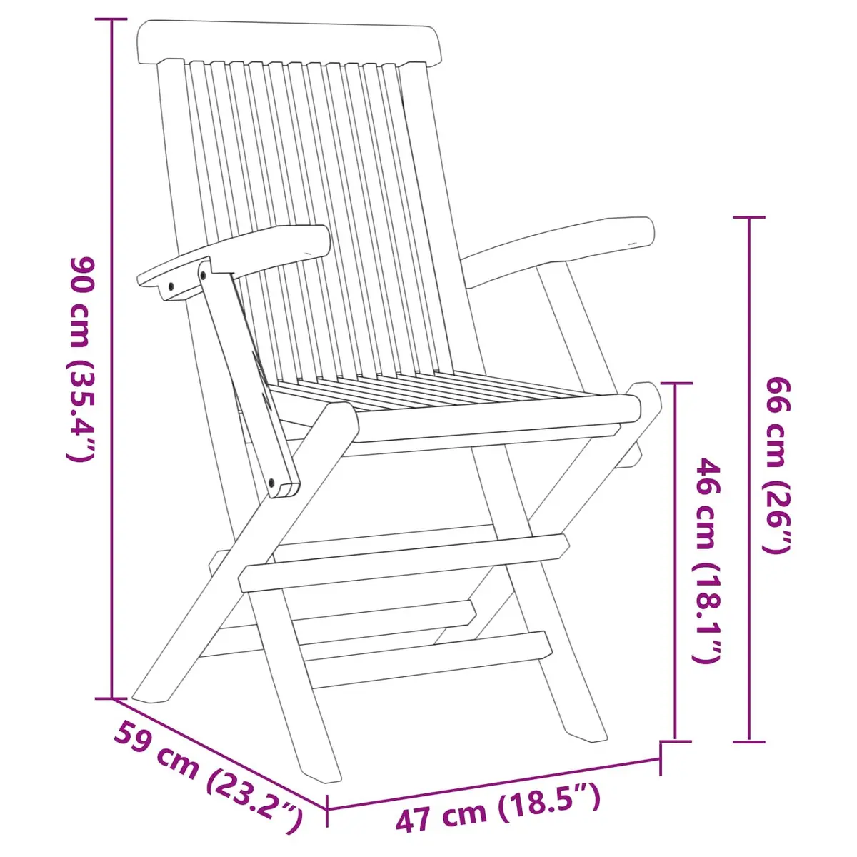 Garden Dining Set 5 Pieces Outdoor Furniture Teak Wood Table Chairs Brown