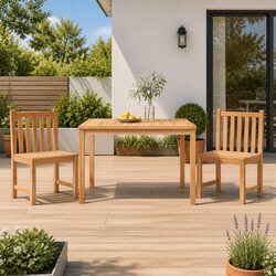 Affordable and Durable Teak Wood Dining Set
