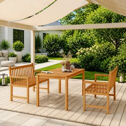 Brown Garden Dining Set - Comfort and Value Combined