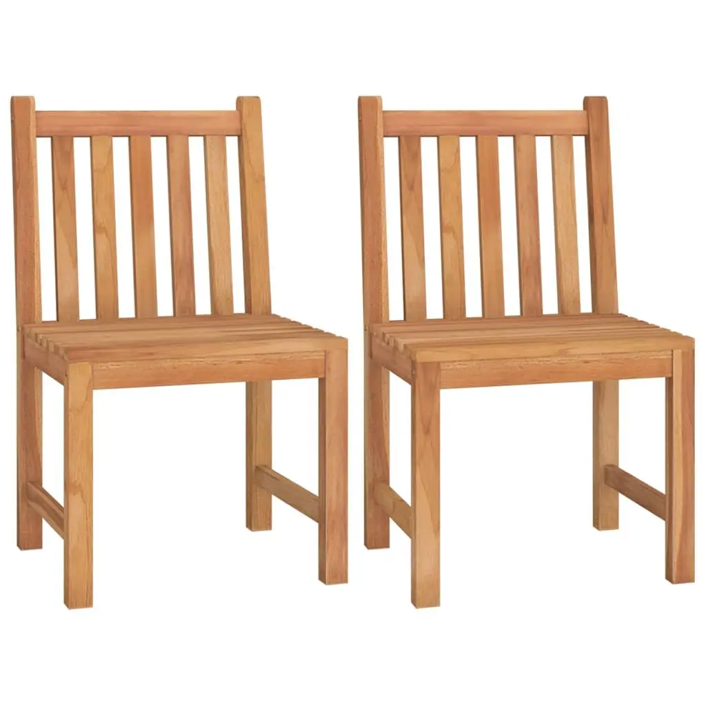 4-Piece Solid Teak Dining Set for Outdoors
