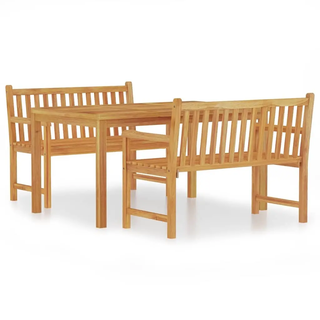 3 Piece Teak Dining Set