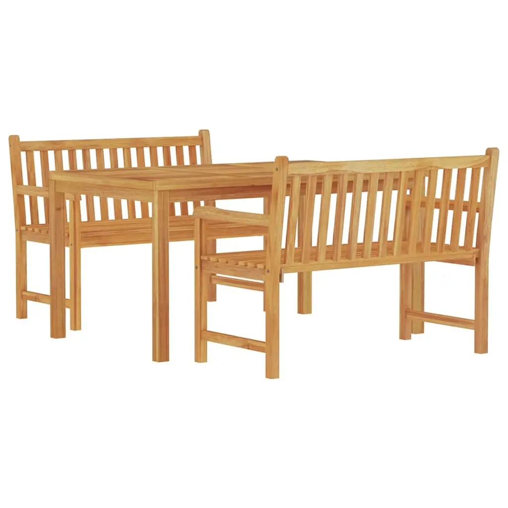 3 Piece Teak Dining Set