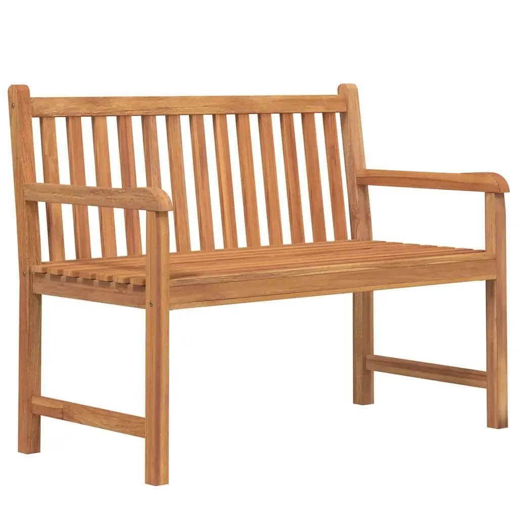 4 Piece Garden Dining Set Outdoor Furniture Solid Teak Wood Table Bench Chairs Brown
