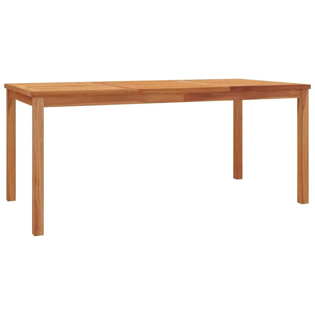 Garden Dining Set Outdoor Furniture 4 Piece Teak Wood Brown