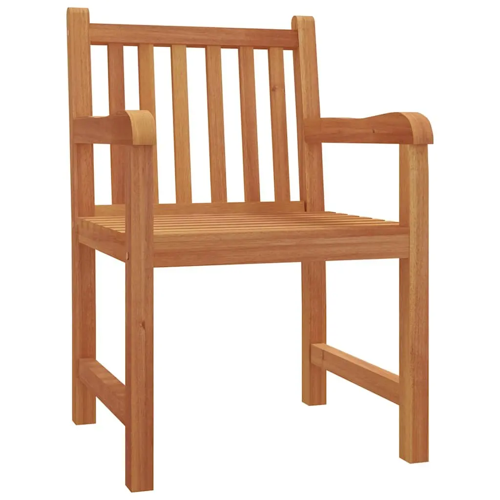 Garden Dining Set 5 Piece Outdoor Furniture Table Chairs Bench Teak Wood Brown