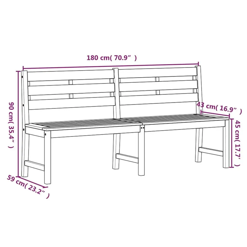Outdoor Dining Set Made of Solid Teak Wood