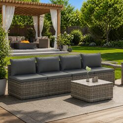 Comfort and Practicality in Our 5 Piece Garden Lounge Set