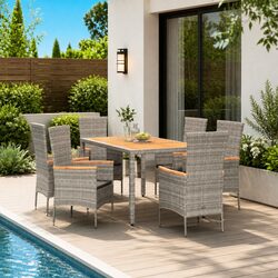 Comfortable and Valuable 7 Piece Outdoor Dining Set