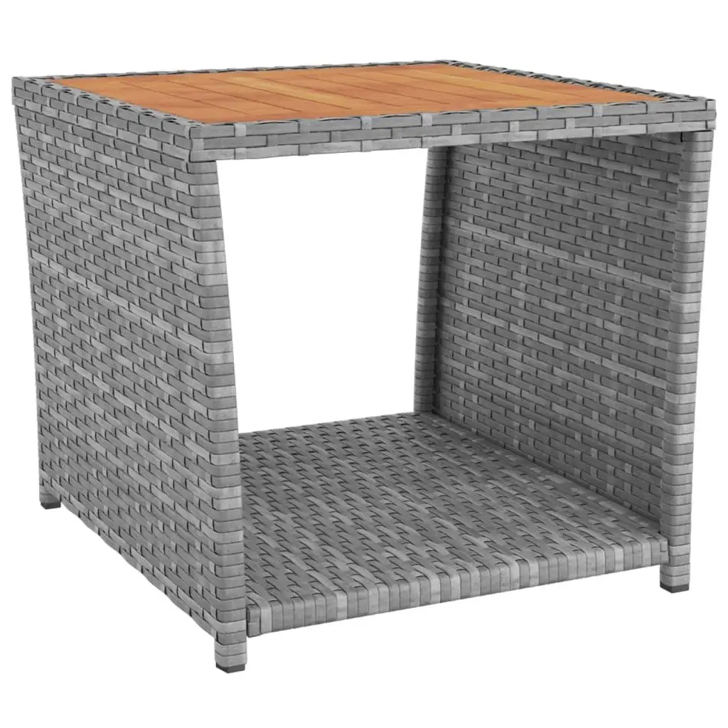 Garden Lounge Set 3 Piece Grey Outdoor Furniture Patio Seating