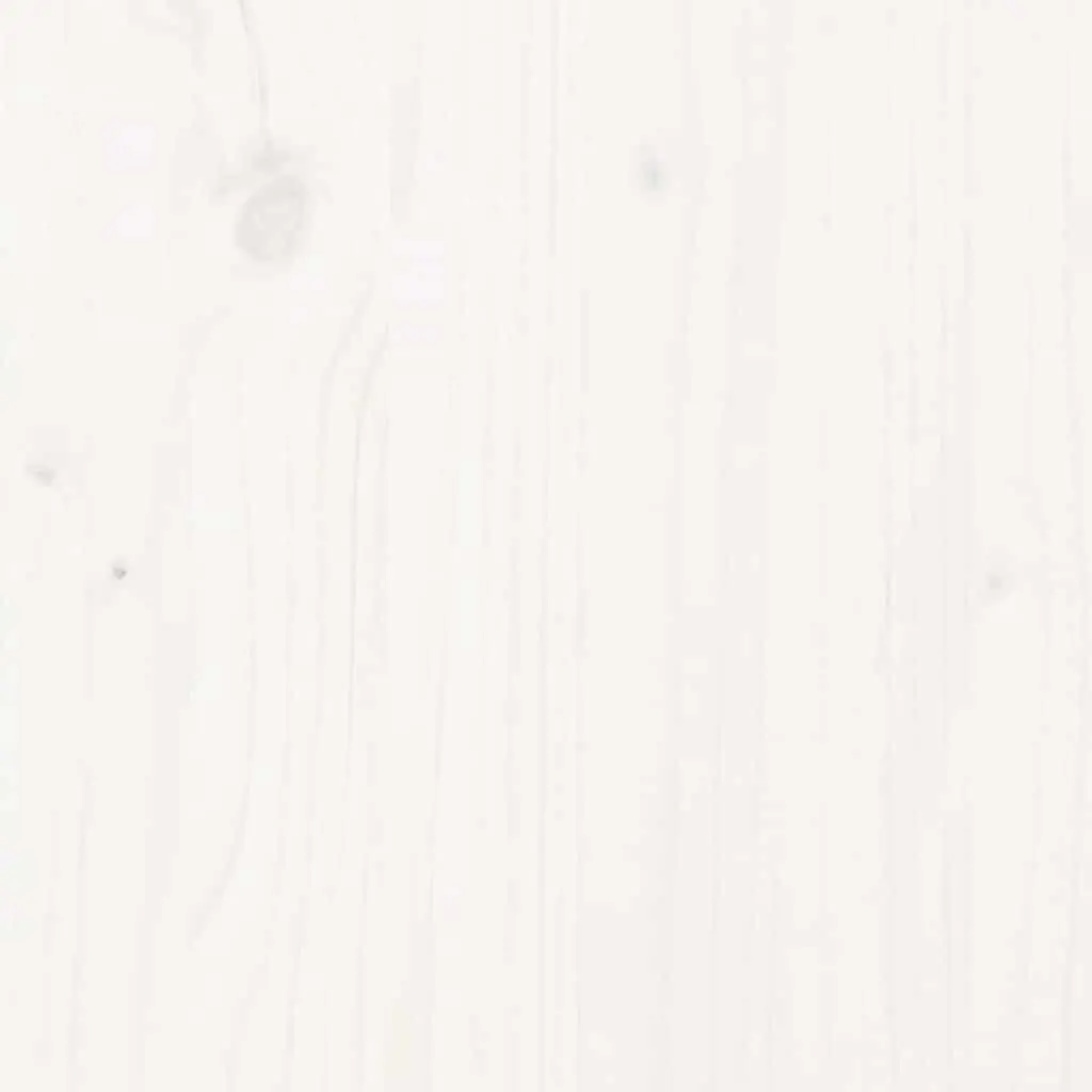 Garden Bar Set 7 Piece White Outdoor Furniture Patio Dining Solid Wood Stools
