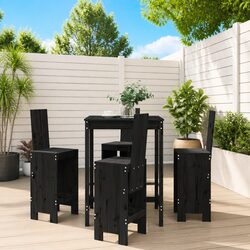Comfortable and Affordable 5-Piece Garden Bar Set