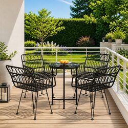 Practical 5 Piece Garden Dining Set for Your Outdoor Space