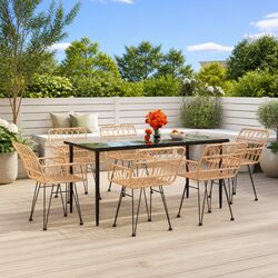 Value-Driven 7 Piece Garden Dining Set for Comfort