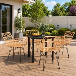 Reliable 5-Piece Garden Dining Set for Any Home