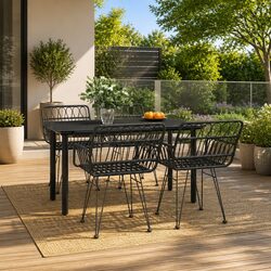 5 Piece Garden Dining Set - Practical and Stylish