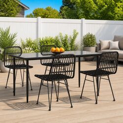 5-Piece Garden Dining Set: Comfort and Value Combined