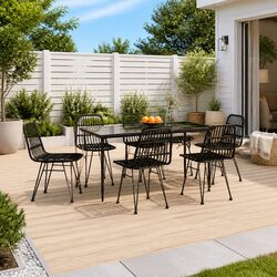 Practical 7 Piece Garden Dining Set for Your Home