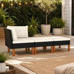 Reliable 3 Piece Outdoor Lounge Set with Comfortable Cushions