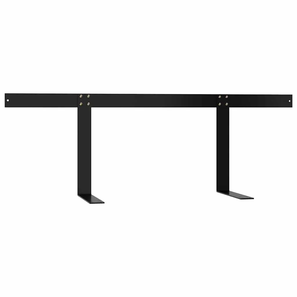 Pallet Sofa Backrest Support 110cm Black Outdoor Furniture