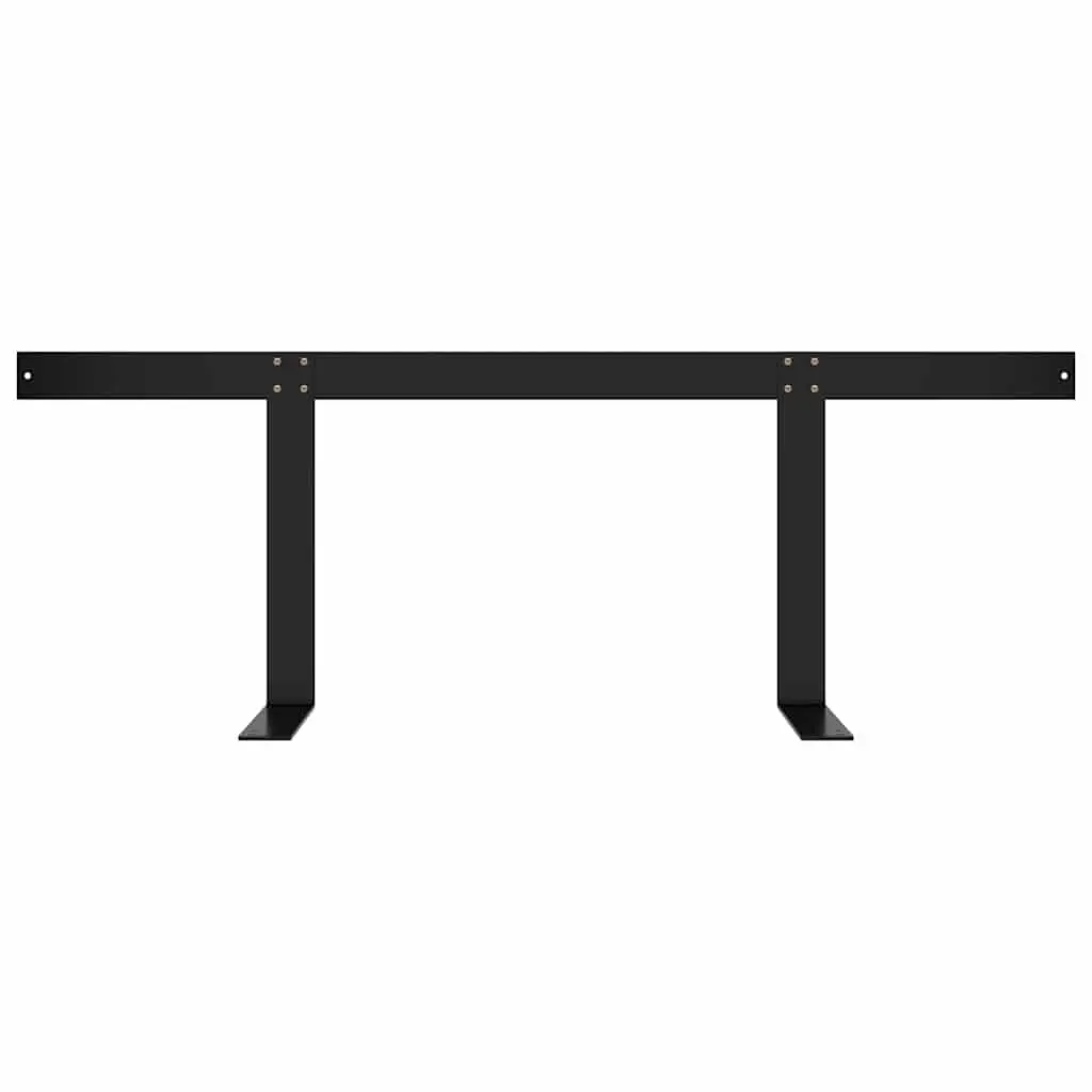 Pallet Sofa Backrest Support 110cm Black Outdoor Furniture
