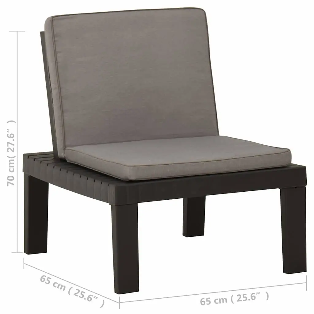 Grey Outdoor Lounge Chair