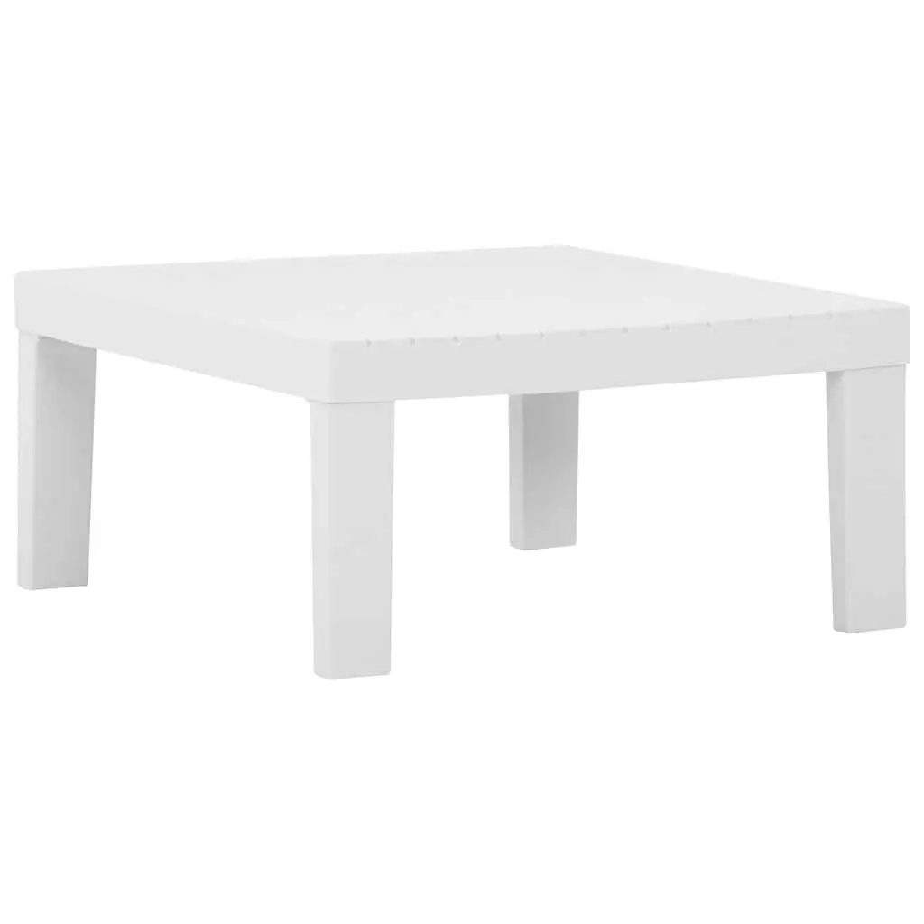 Garden Lounge Set 2 Piece Outdoor Furniture Cushions White