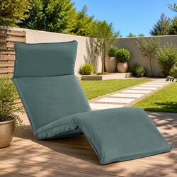 Reliable Grey Foldable Sunlounger for Everyday Comfort