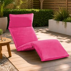 Reliable Pink Folding Sunlounger for Comfort and Value