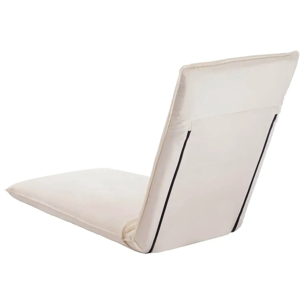 Foldable Sunlounger Outdoor Lounge Chair 5-Level Adjustable White