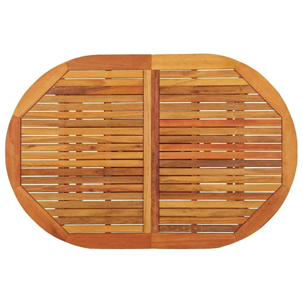 Extendable Solid Wood Garden Table Outdoor Dining Patio Furniture Brown