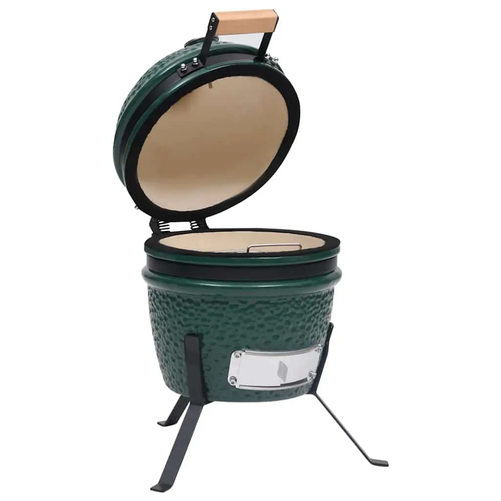 Kamado Grill Smoker Outdoor Cooking 56cm Green