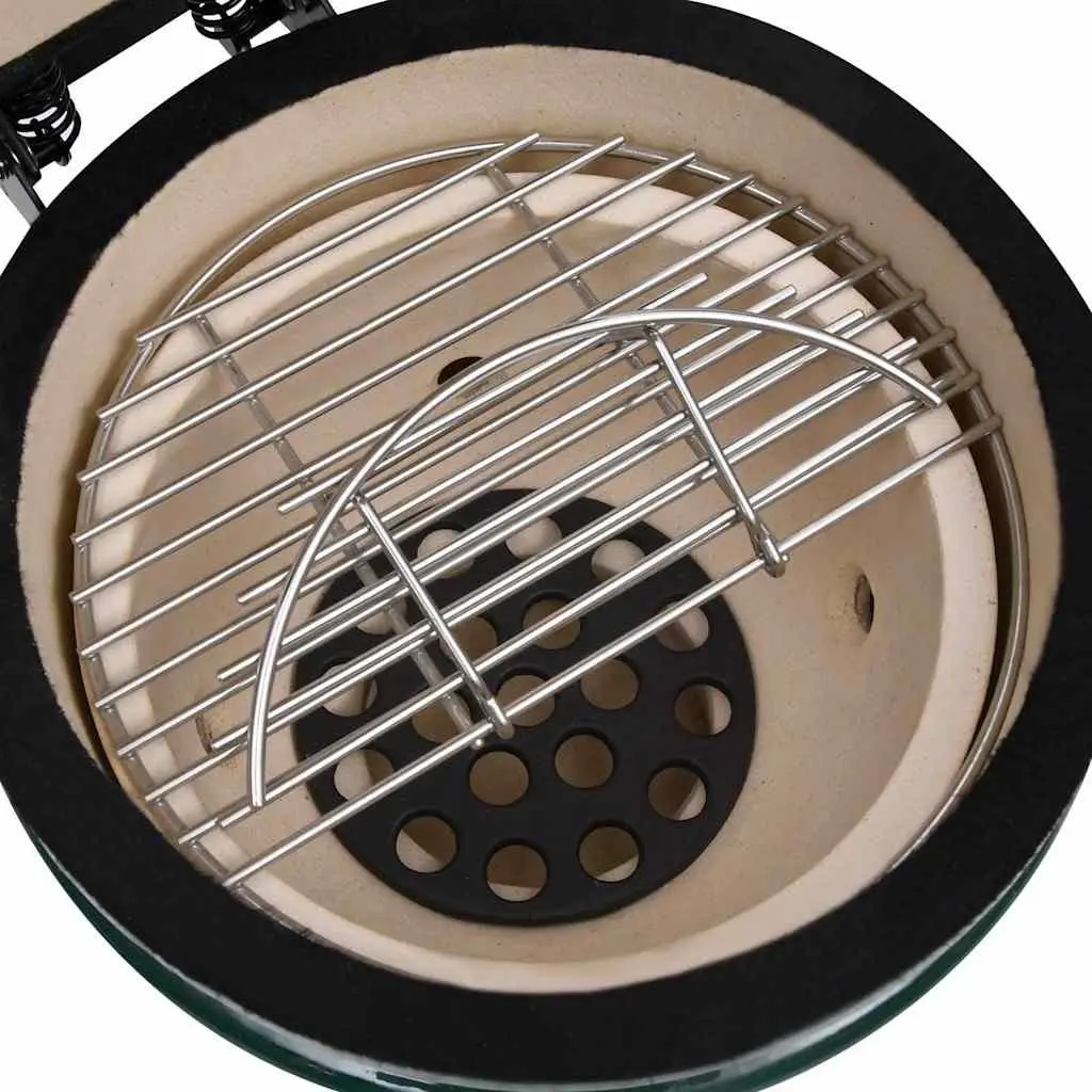 Kamado Grill Smoker Outdoor Cooking 56cm Green